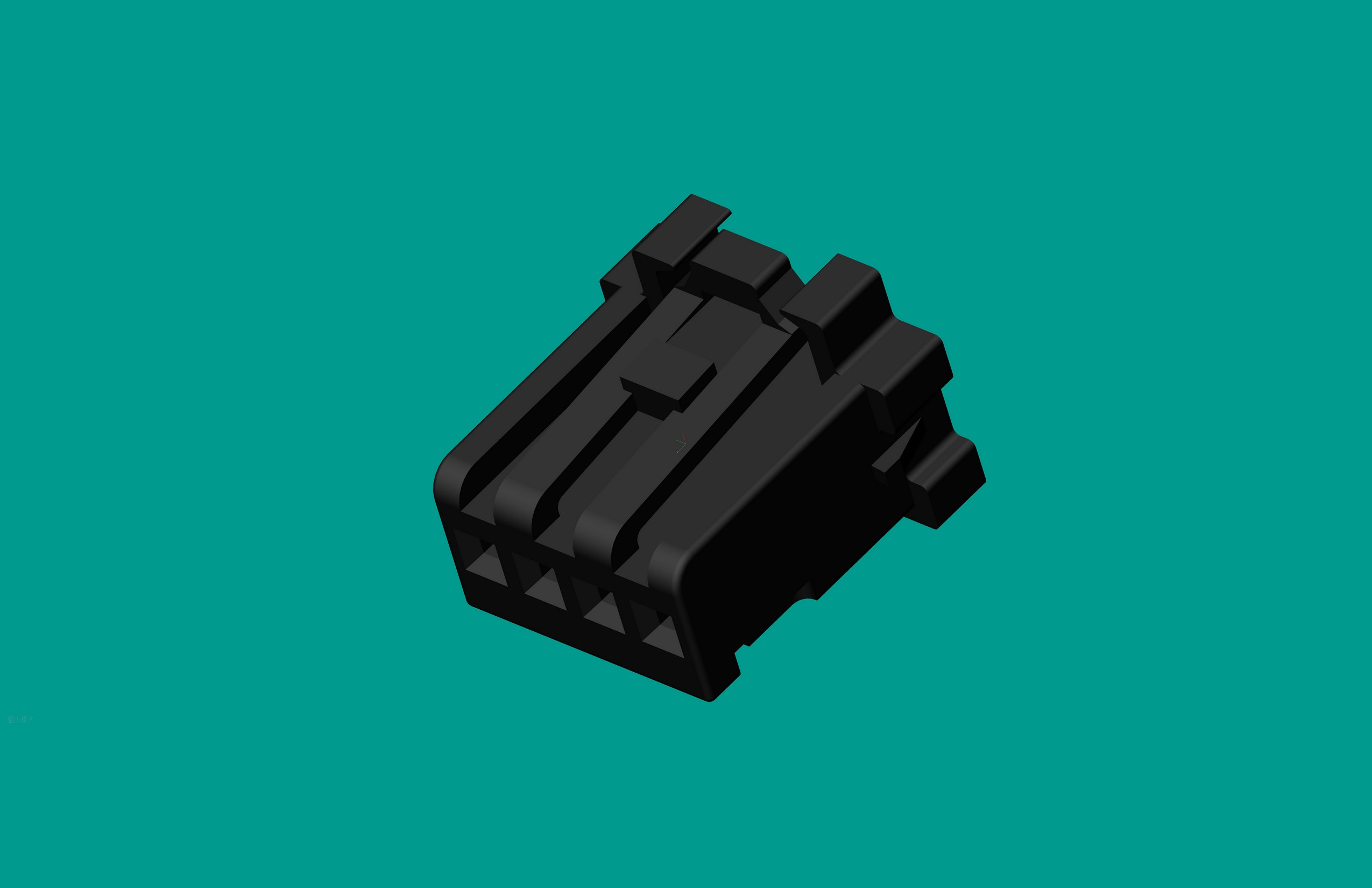 2.0間距，PNIRP-04V-S黑色