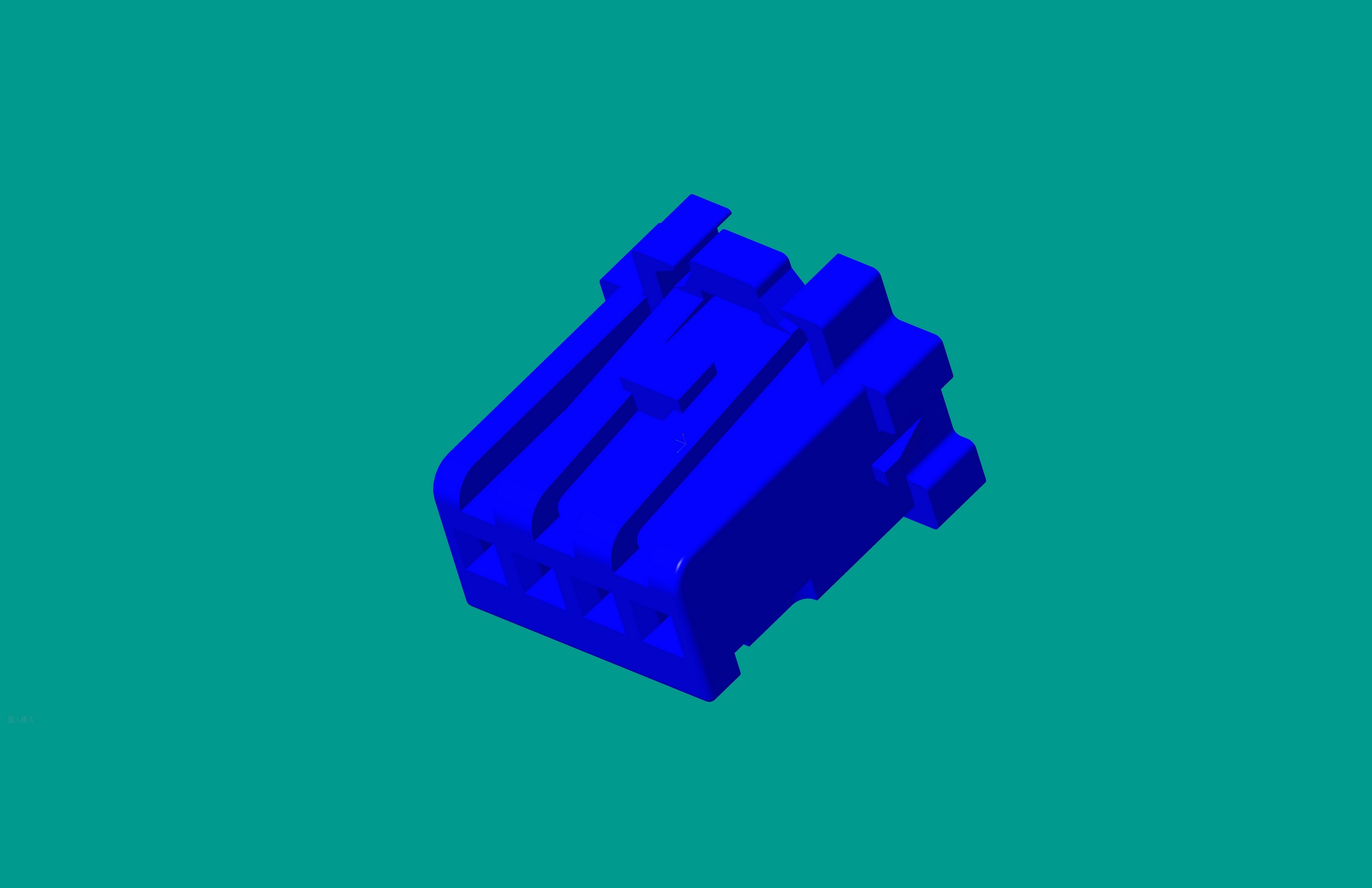 2.0間距，PNIRP-04V-S藍色