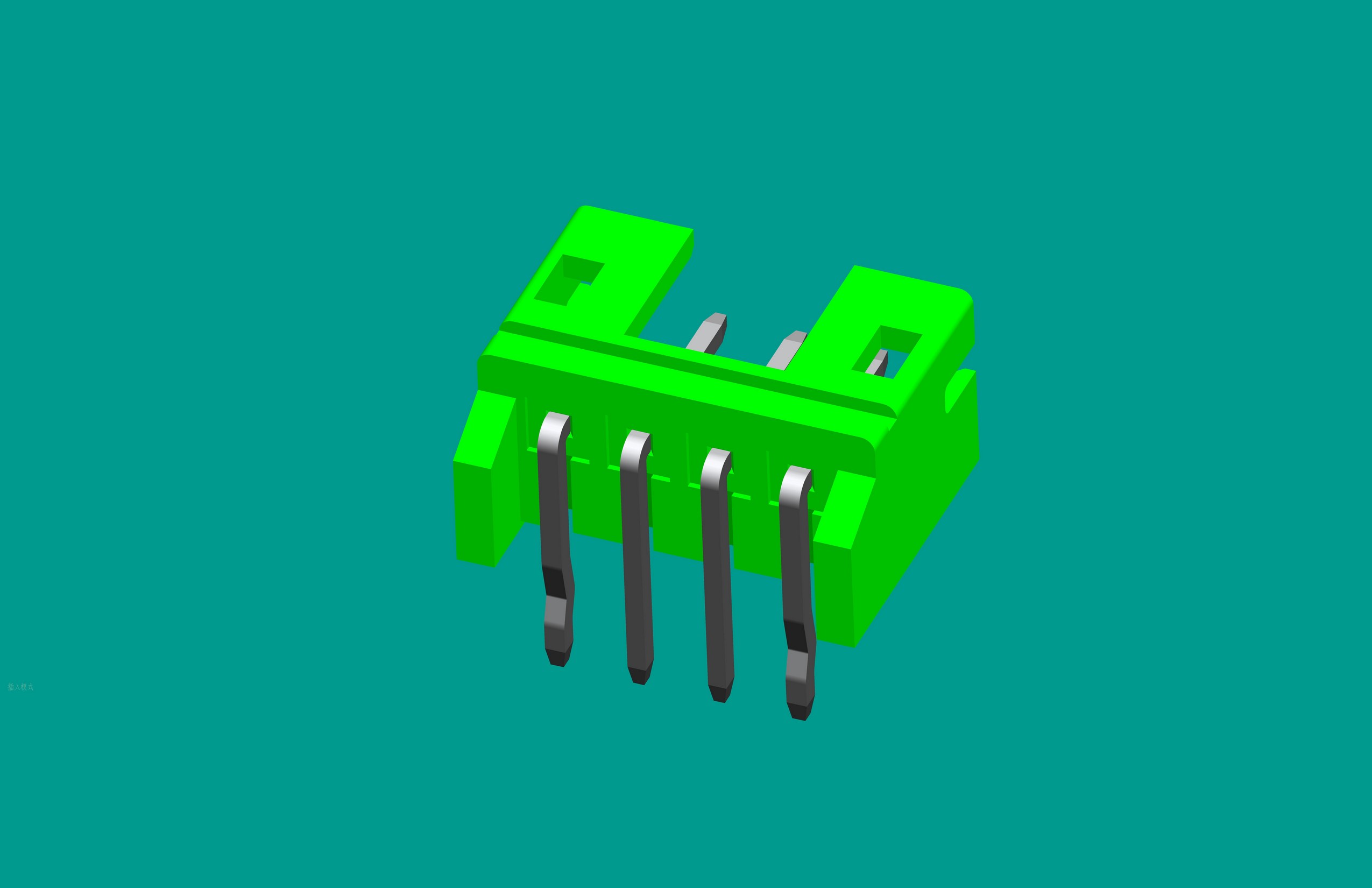 PH-4QA（有保護腳）綠色，普通PA66