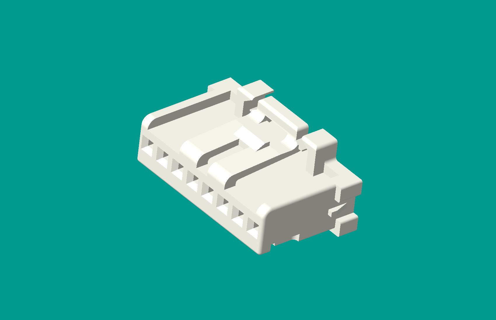 2.0間距，PNIRP-08V-S白色