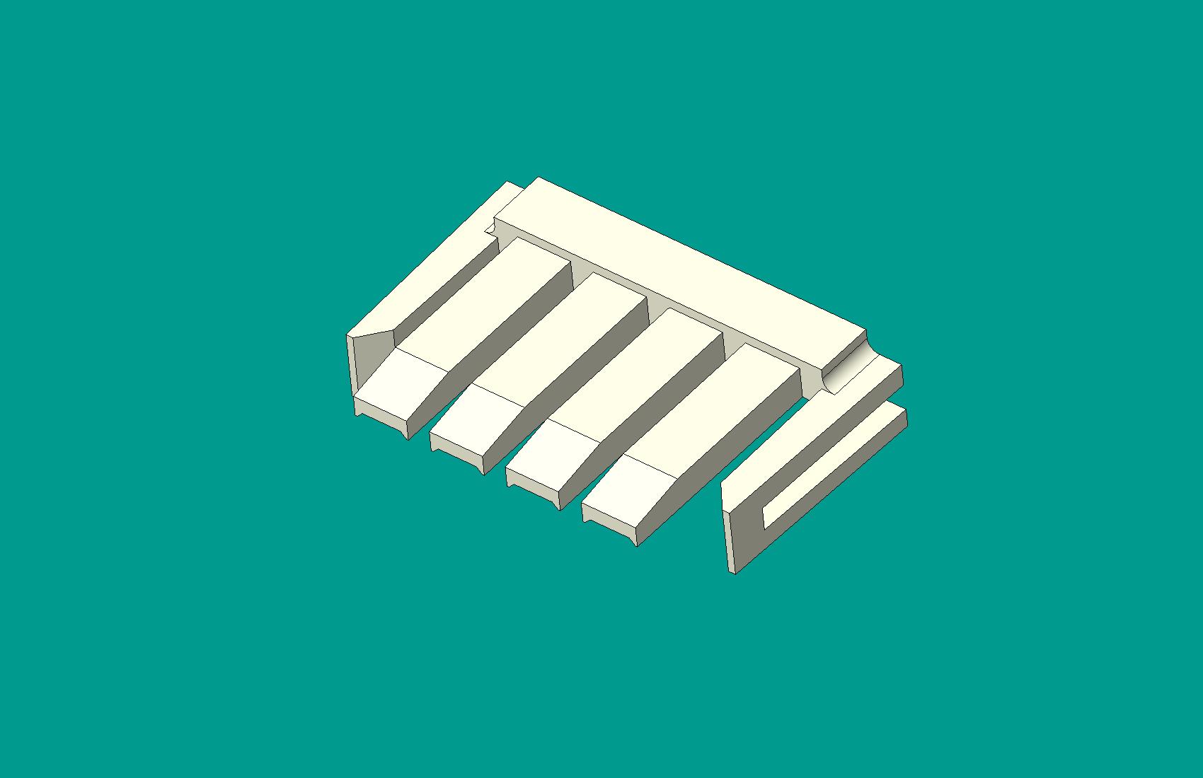 2.0間距，PNIS-04V鎖片