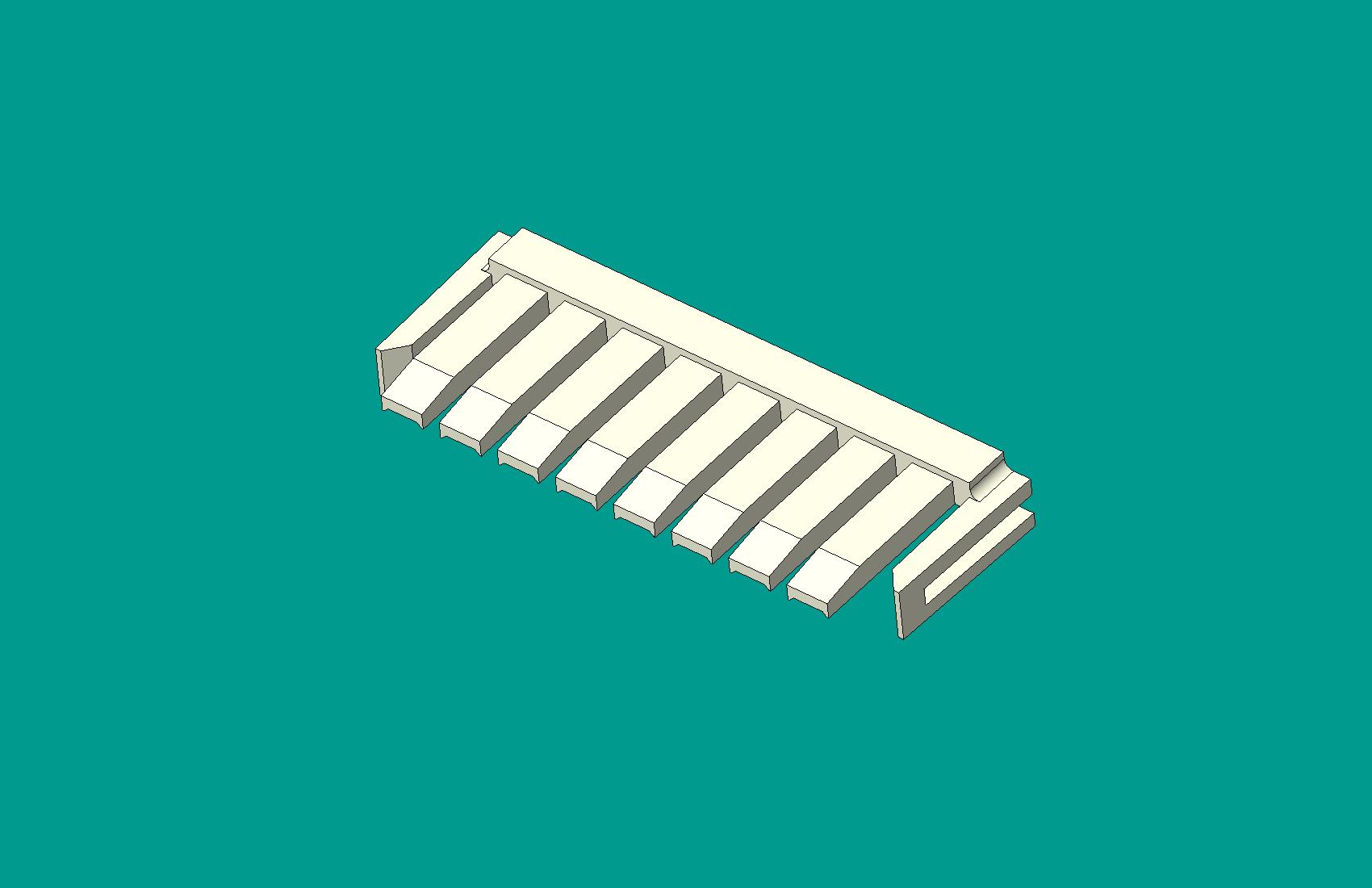 2.0間距，PNIS-08V鎖片