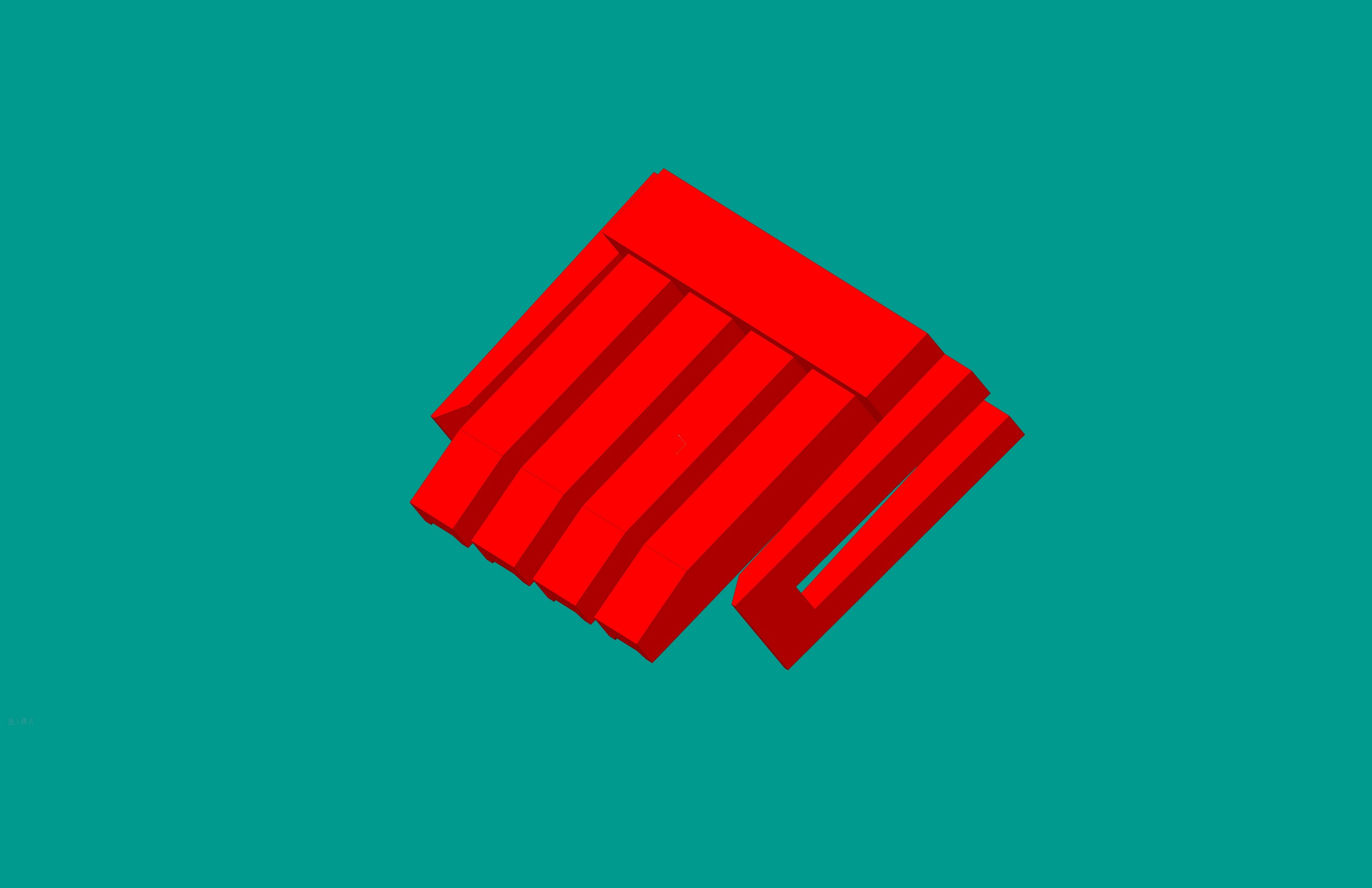 2.0間距，PNIS-04V鎖定片/紅色/