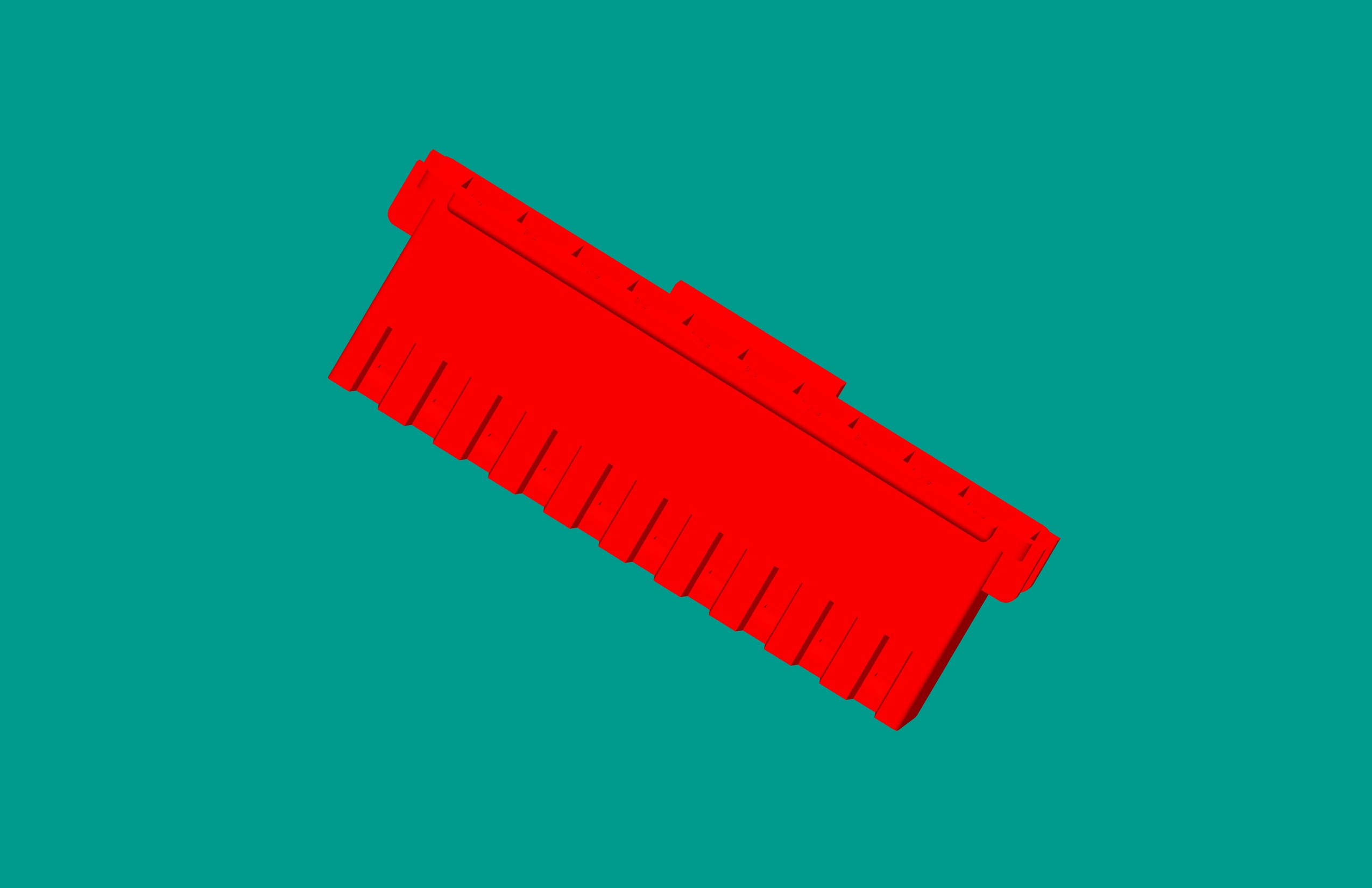 XHD帶扣塑件-10Y紅色