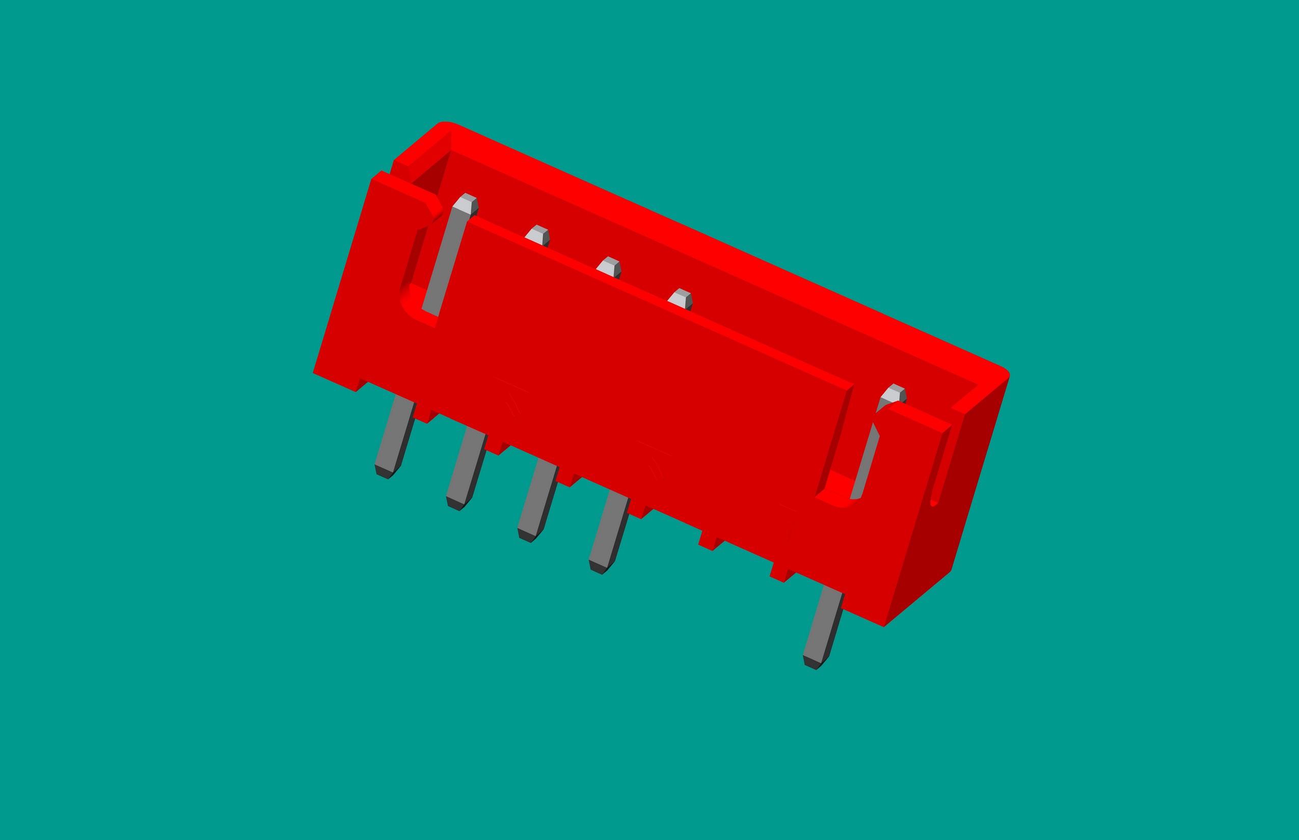 XH-7A5(缺第2、3針)立式針座紅色/普通PA66