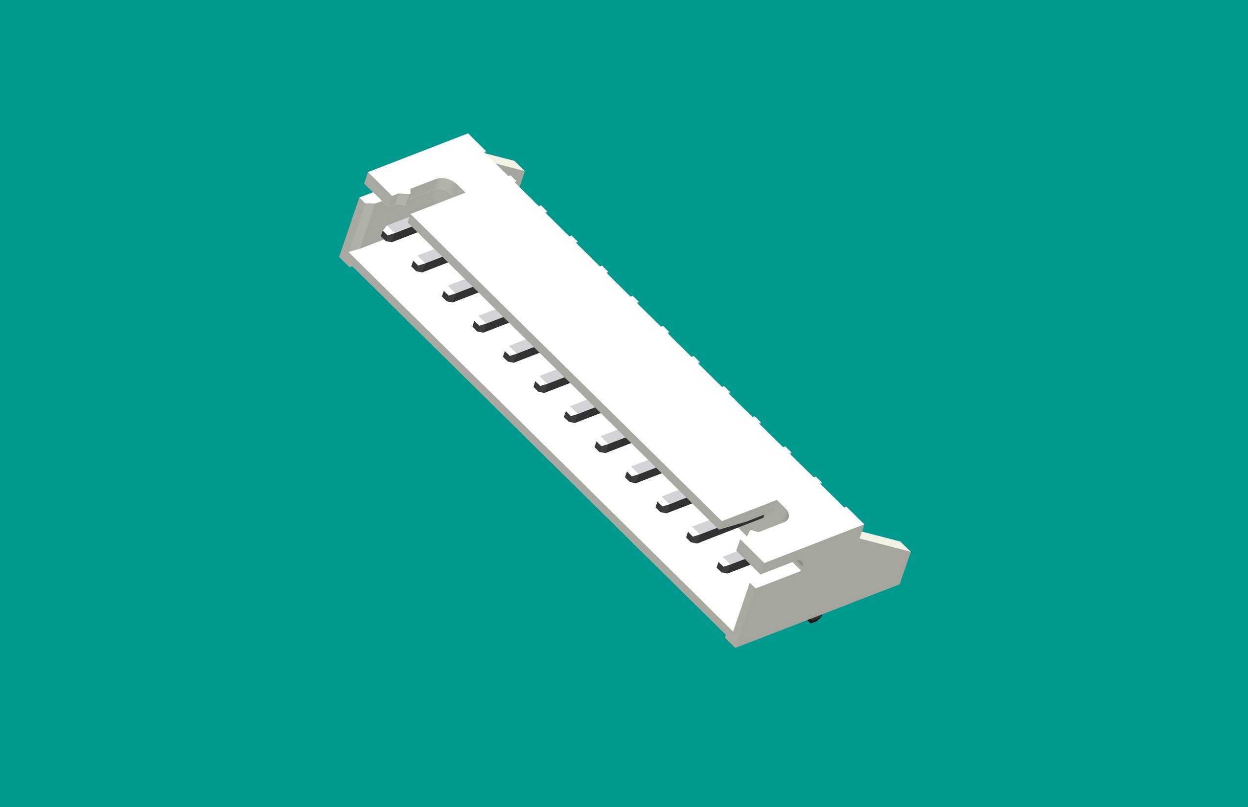 XH-12QA白色普通PA66(有保護(hù)腳高彎）