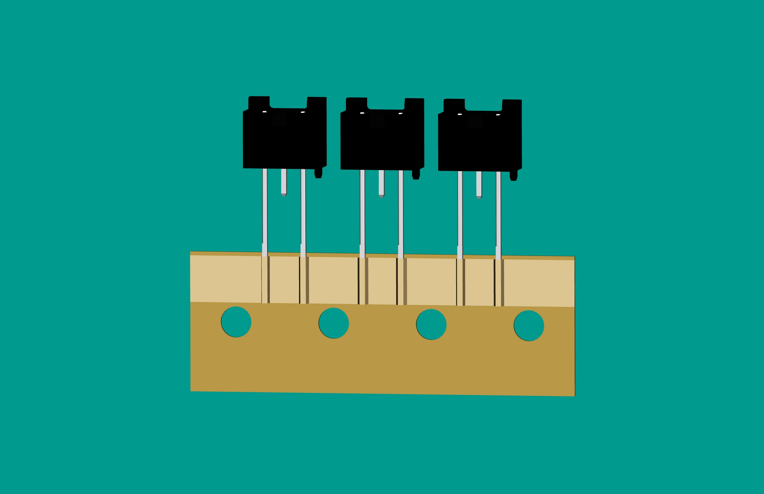 XH-3A全包編帶立式針座黑色/(1、3長(zhǎng)針)普通PA66