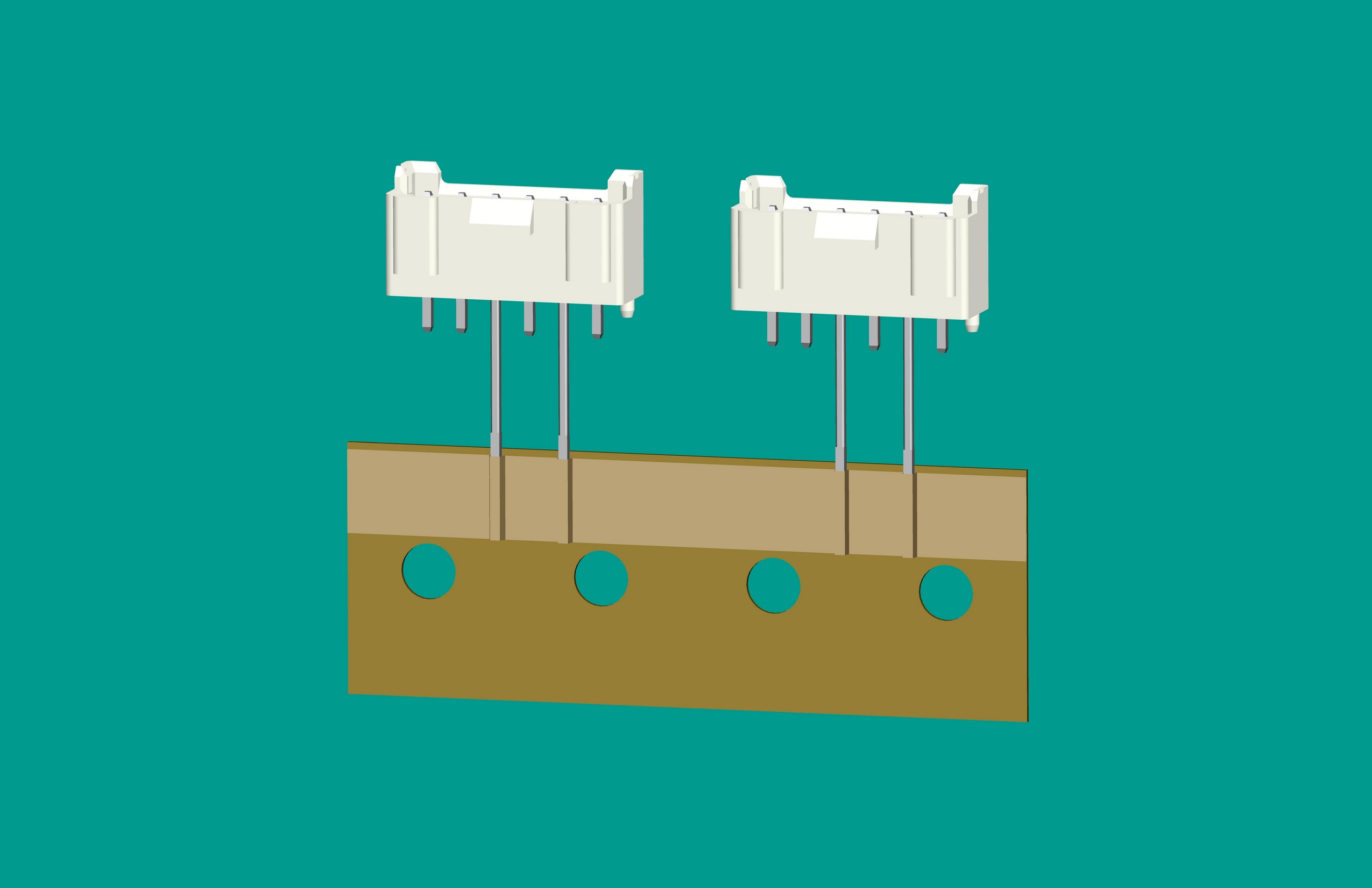 XH-6A全包編帶立式針座白色/(2、4長針)普通PA66