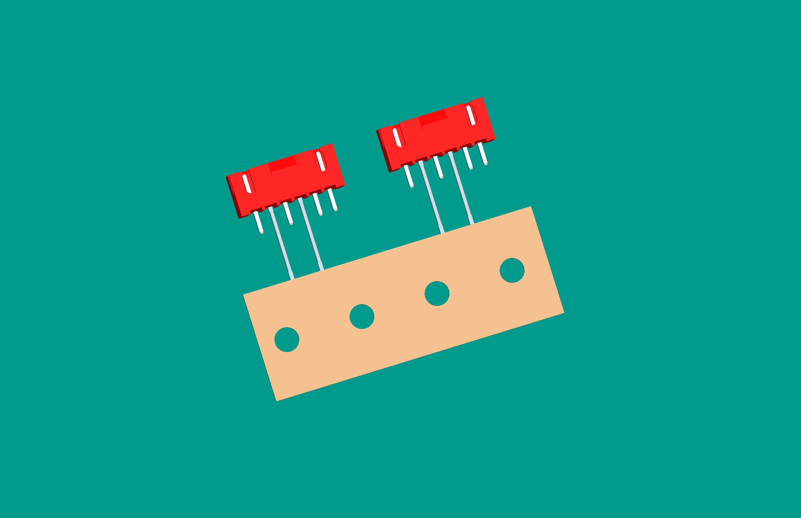 XH-6A帶扣立式針座紅色/編帶(3、5長(zhǎng)針,短針外漏長(zhǎng)2.9mm,反向,12mm)