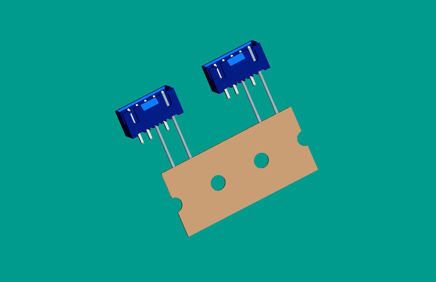 XH-5A(帶扣)立式針座藍(lán)色/編帶(1、3長針，反向，12mm）
