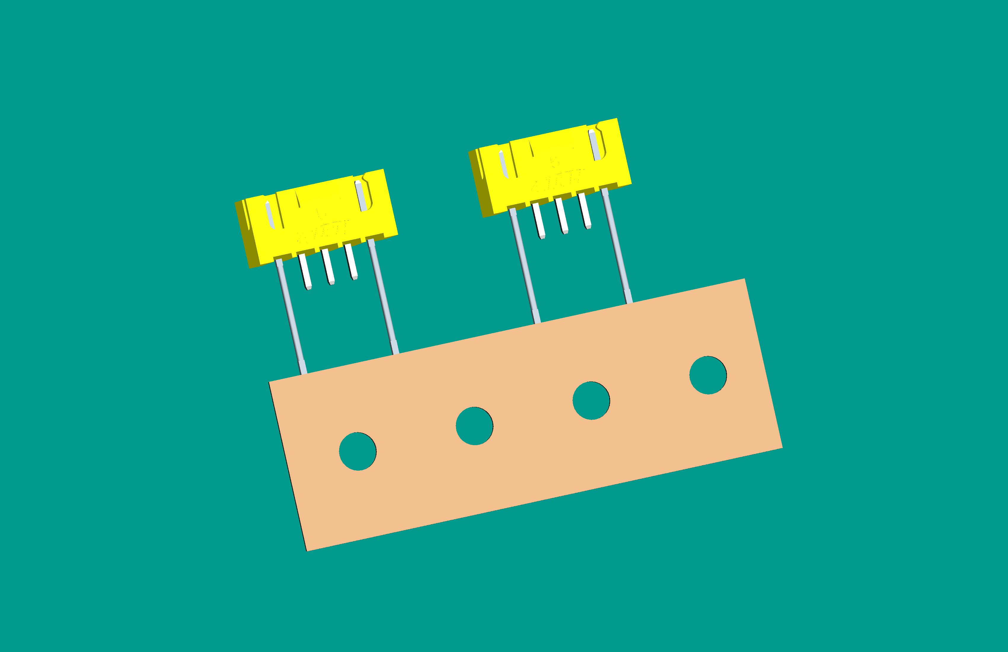 XH-5A(帶扣)立式針座黃色/編帶(1、5長針，反向，12mm）