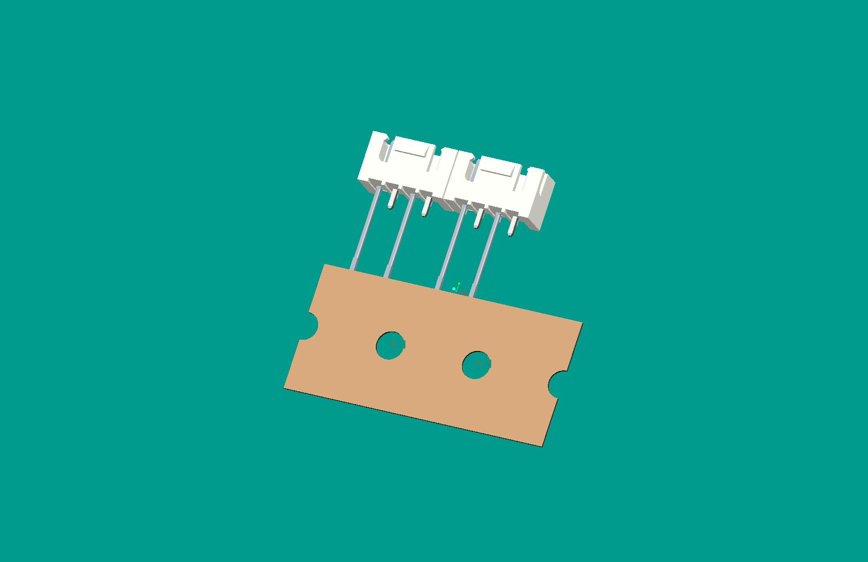 XH-4A(帶扣)立式針座白色/編帶(步距12.7，反向，12mm)