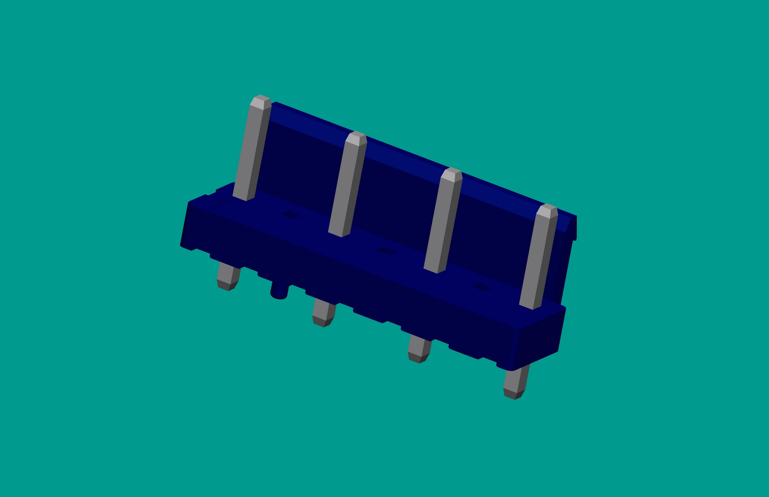 VH7A半包(缺2、4、6針)藍(lán)色帶定位針座