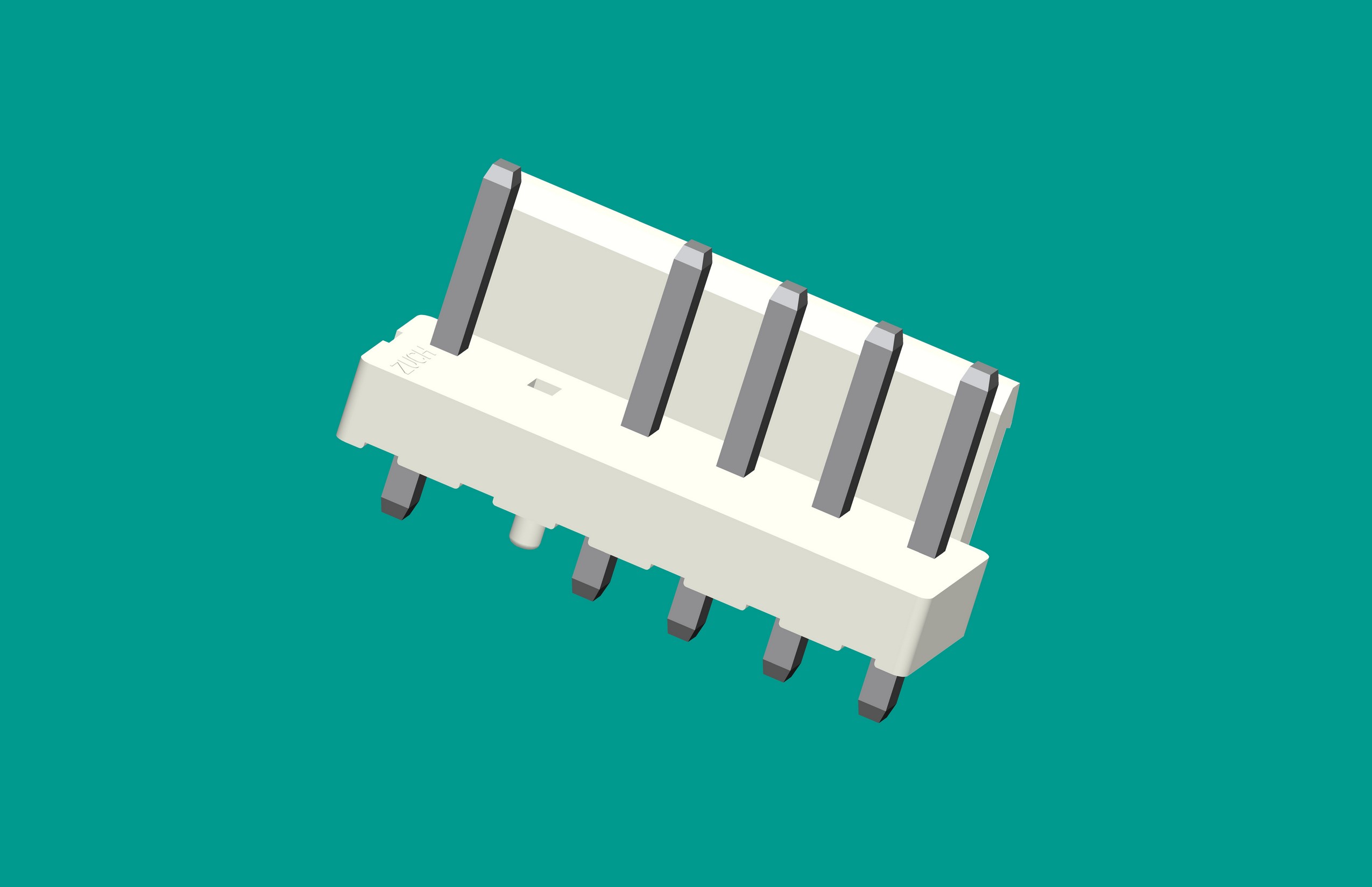 VH-6A-1（半包，帶定位，白色普通PA66）（缺第2針）