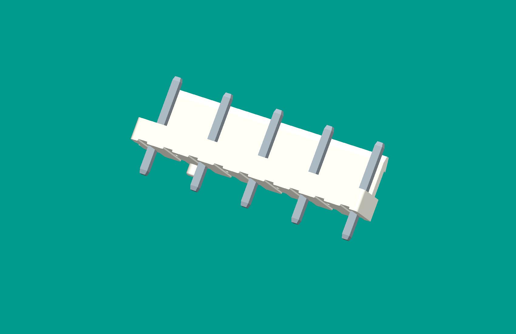 VH-9A5D1（半包防呆柱D1型，本色高灼熱絲）缺第2、4、6、8針