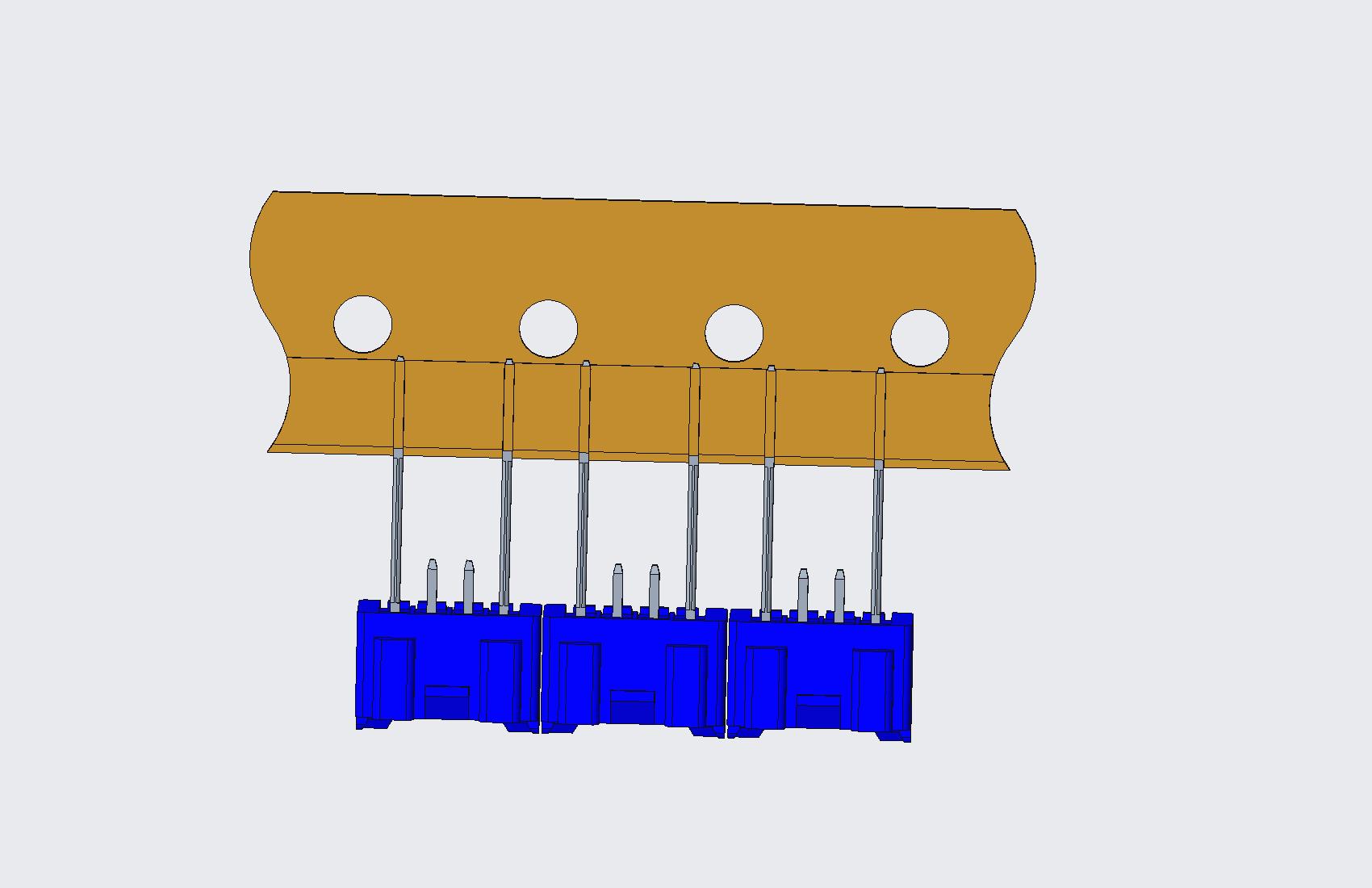 XH-4A全包編帶正向（1、4長針）(藍色)普通PA66/奧克斯