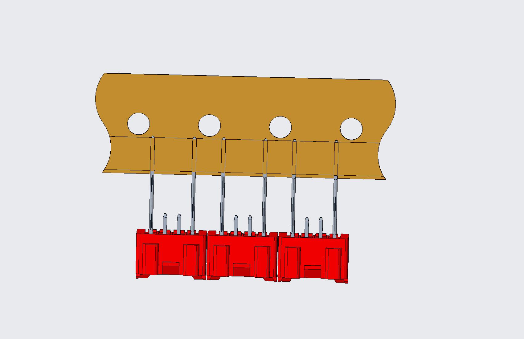 XH-4A全包編帶正向（1、4長針）(紅色)普通PA66/奧克斯