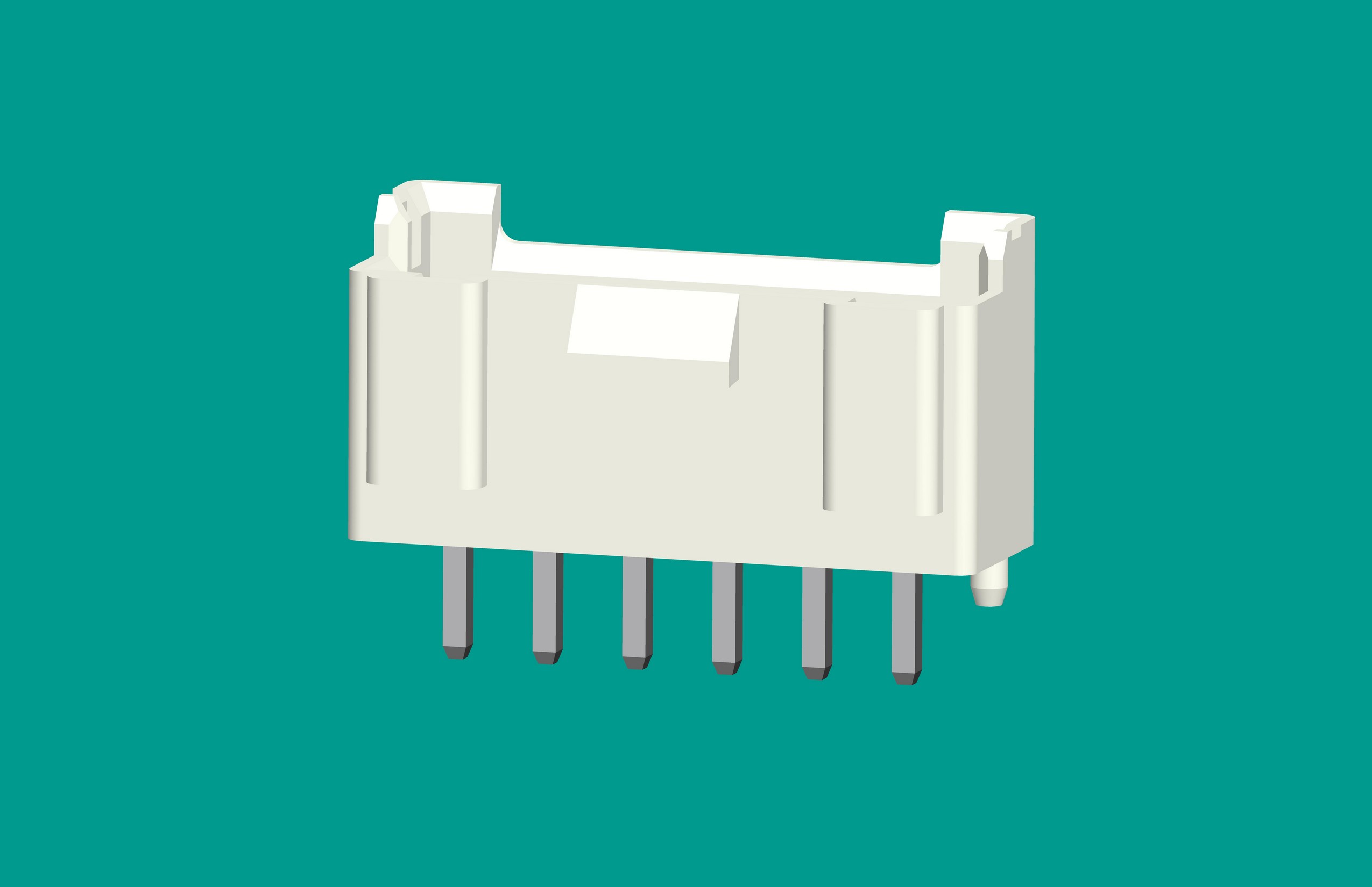 B6B-XH-K3立式針座白色/普通PA66/海爾