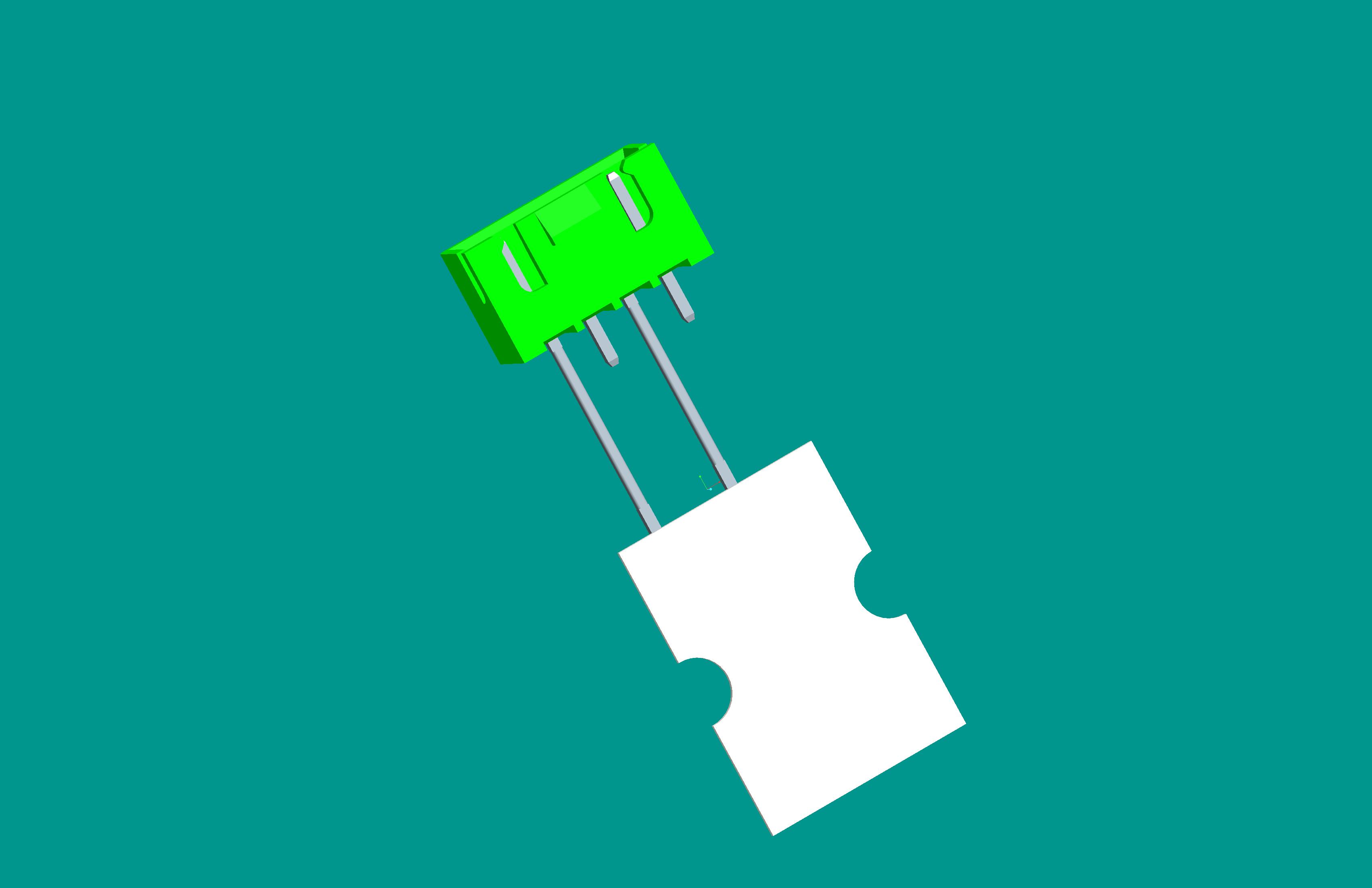 XH-4A(帶扣)立式針座綠色/編帶(步距12.7,2、4長針，反向，10mm，短針外漏長2.9mm)PA66