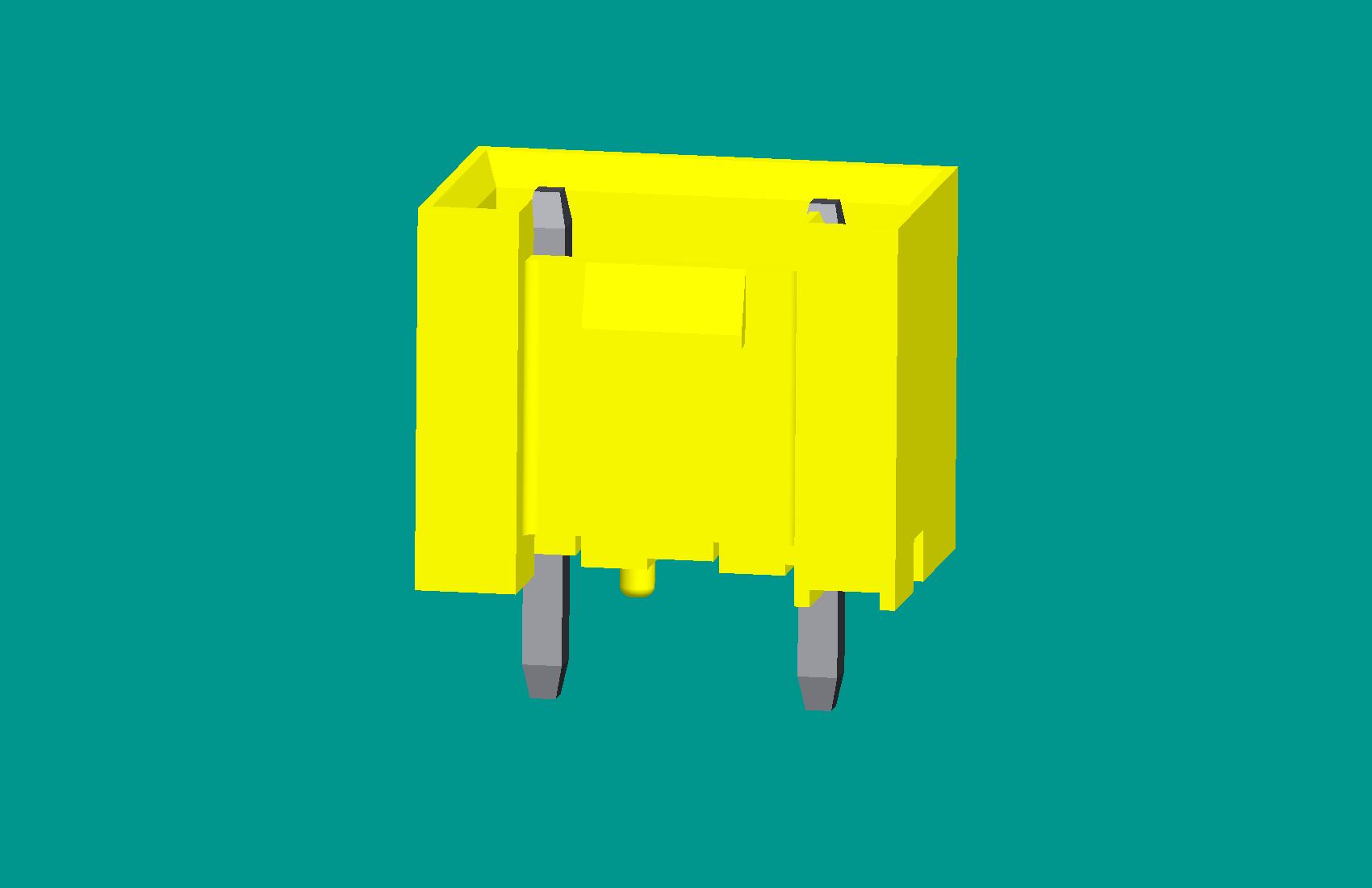 VH3A盒式（插奇數(shù)）帶定位針座 -熒光黃(高灼熱絲)