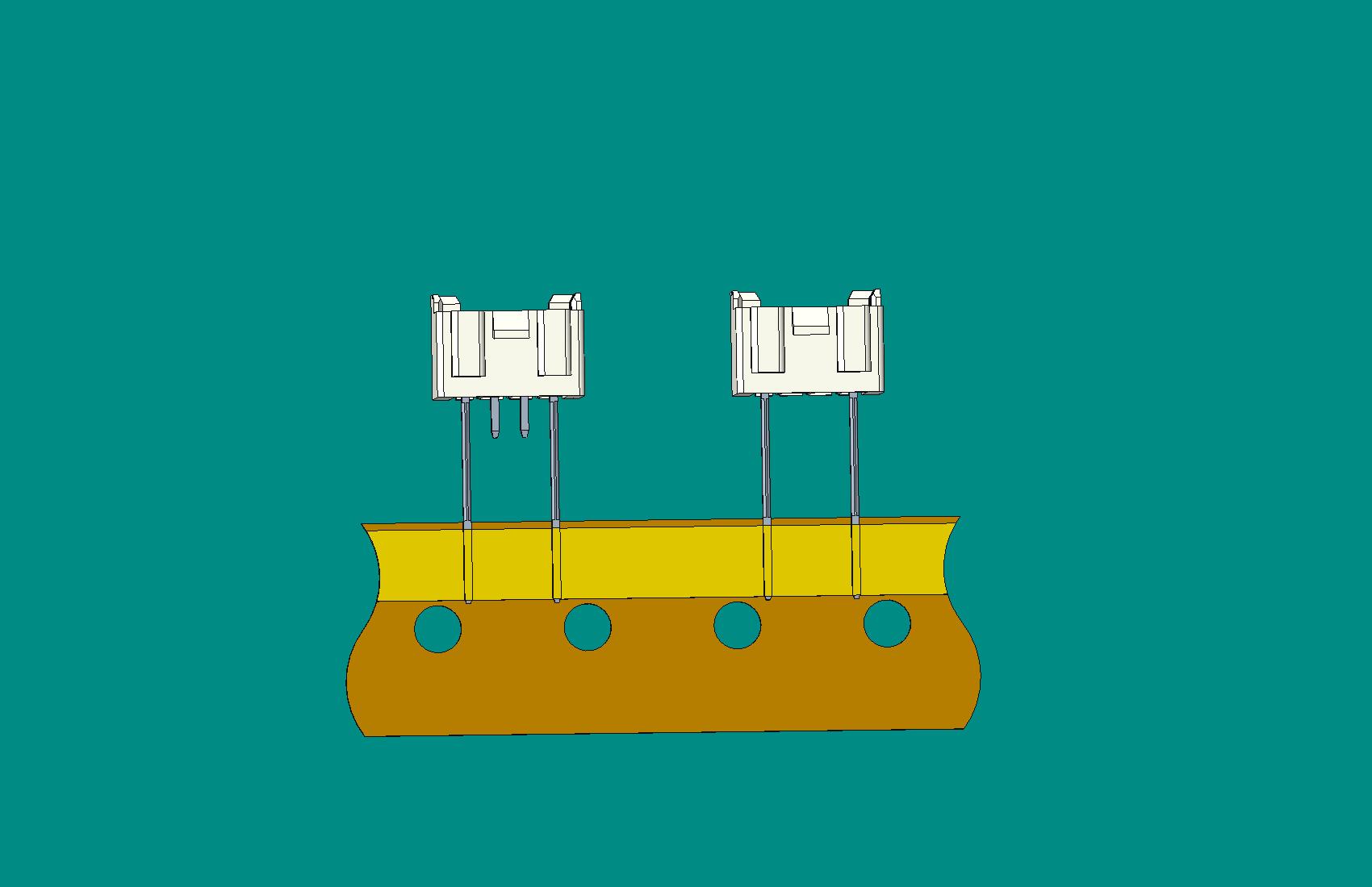 XH-4A全包非限位編帶正向（1、4長針）(白色)普通PA66/奧克斯