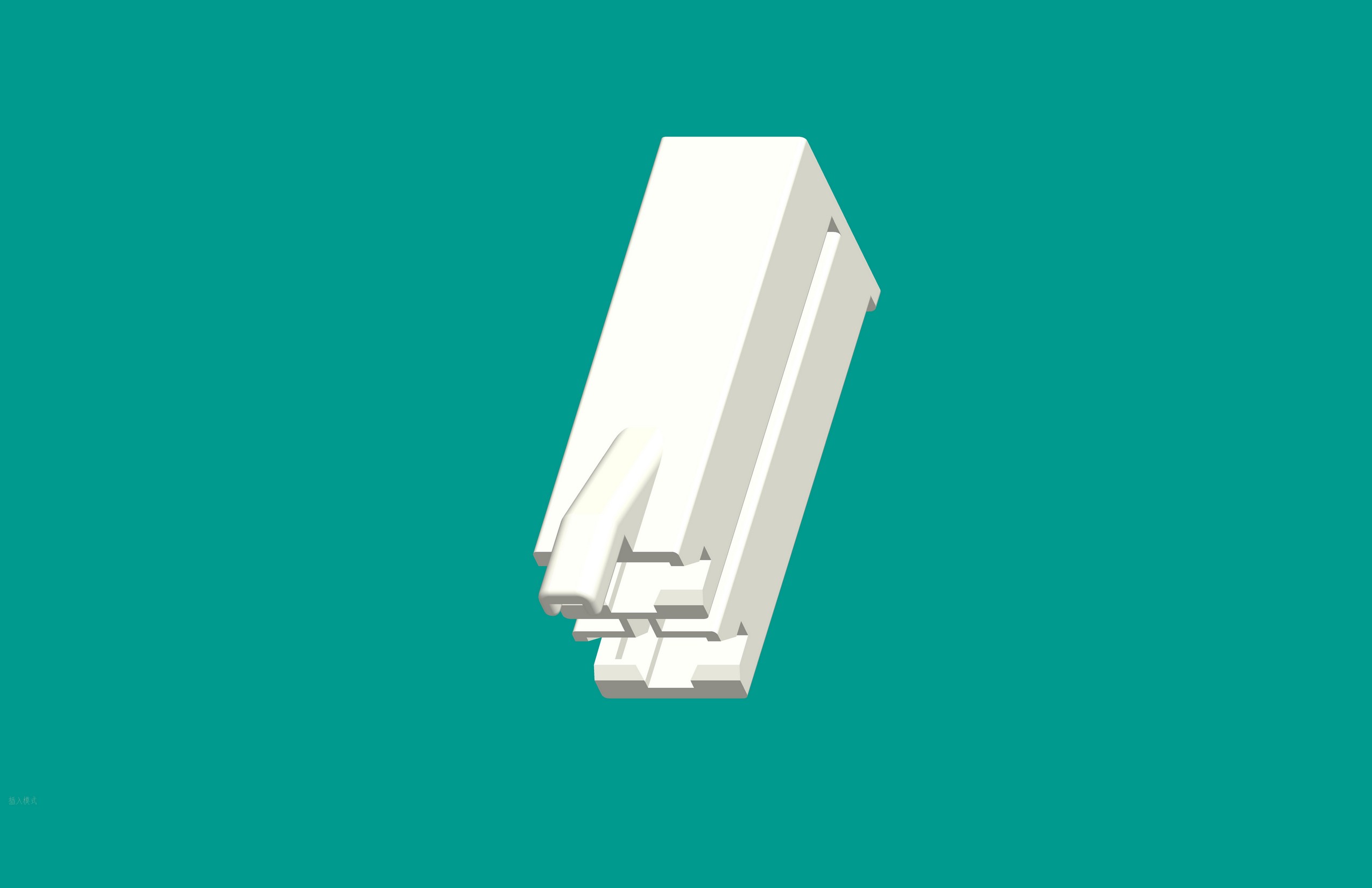 187帶鎖兩孔白色-高灼熱絲